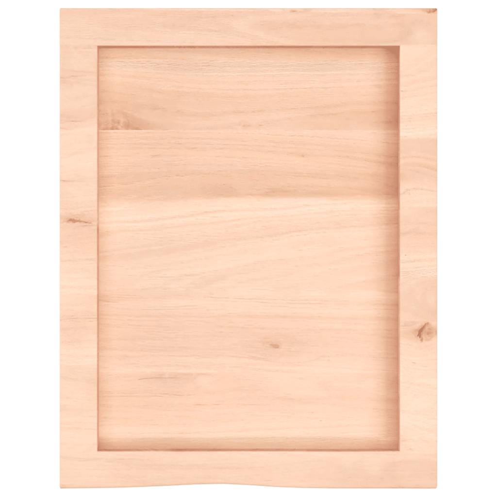 vidaXL Wall Shelf 40x50x(2-4) cm Untreated Solid Wood Oak 5