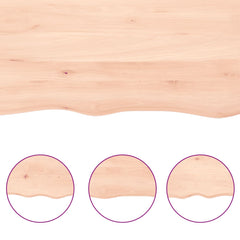 vidaXL Wall Shelf 80x40x(2-6) cm Untreated Solid Wood Oak 6