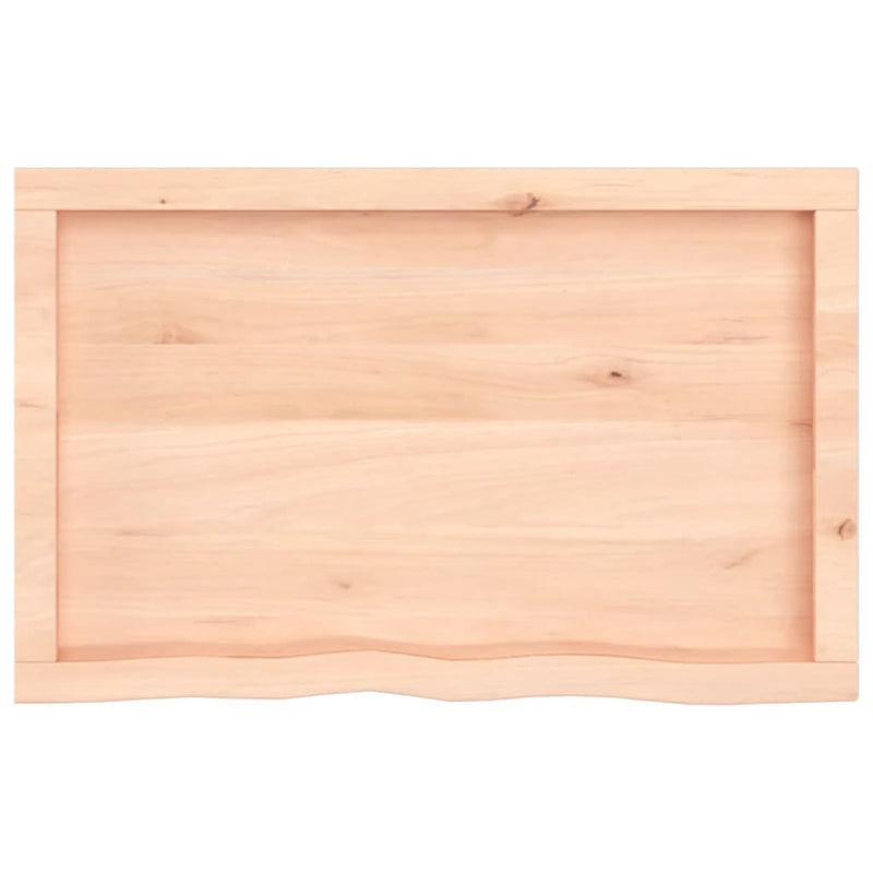 Wall Shelf 80x50x(2-4) cm Untreated Solid Wood Oak