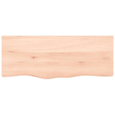 Wall Shelf 100x40x(2-4) cm Untreated Solid Wood Oak