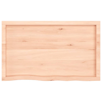 Wall Shelf 100x60x(2-6) cm Untreated Solid Wood Oak