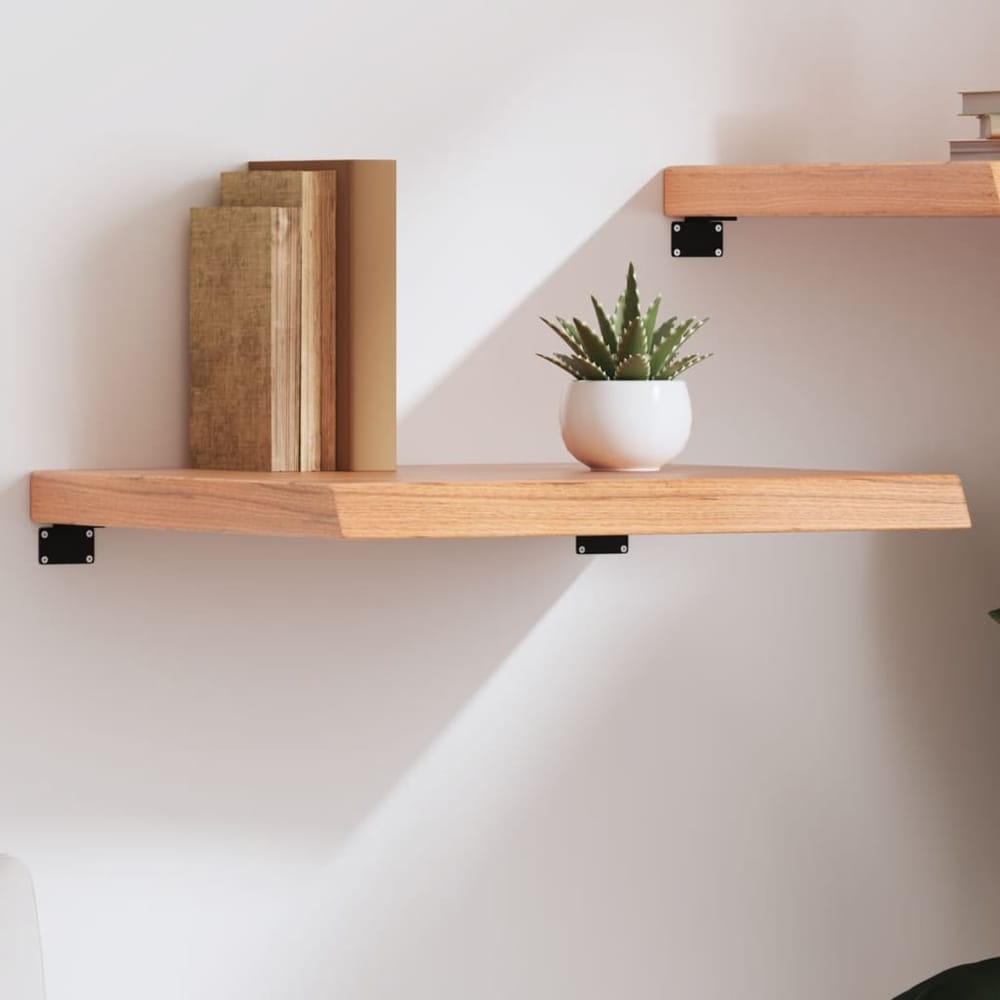 Wall Shelf 40x50x(2-6) Treated Solid Wood Oak Light Brown 60 cm