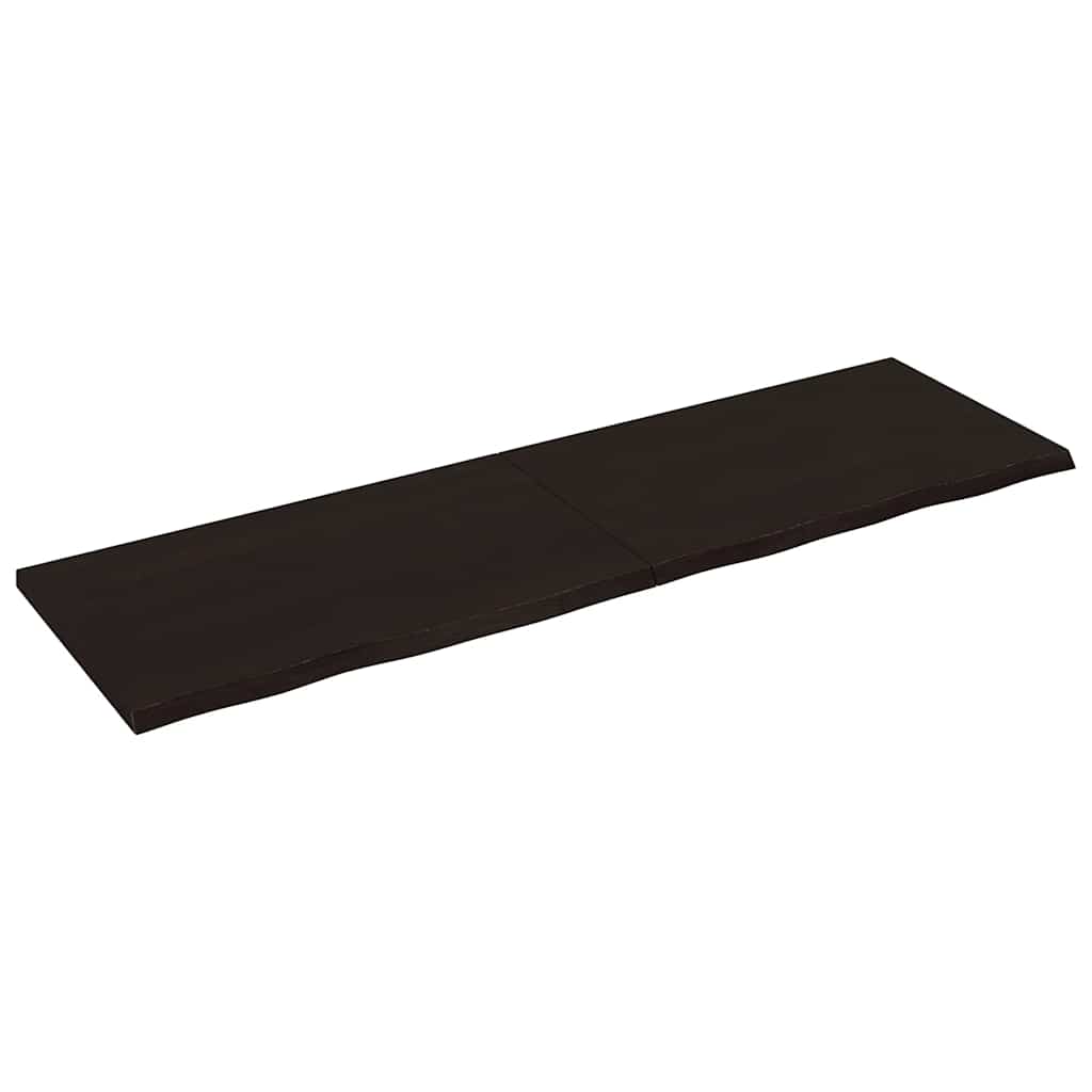 Treated Solid Wood Oak Dark brown