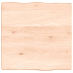 vidaXL Table Top 40x40x(2-4) cm Untreated Solid Wood Live Edge 2