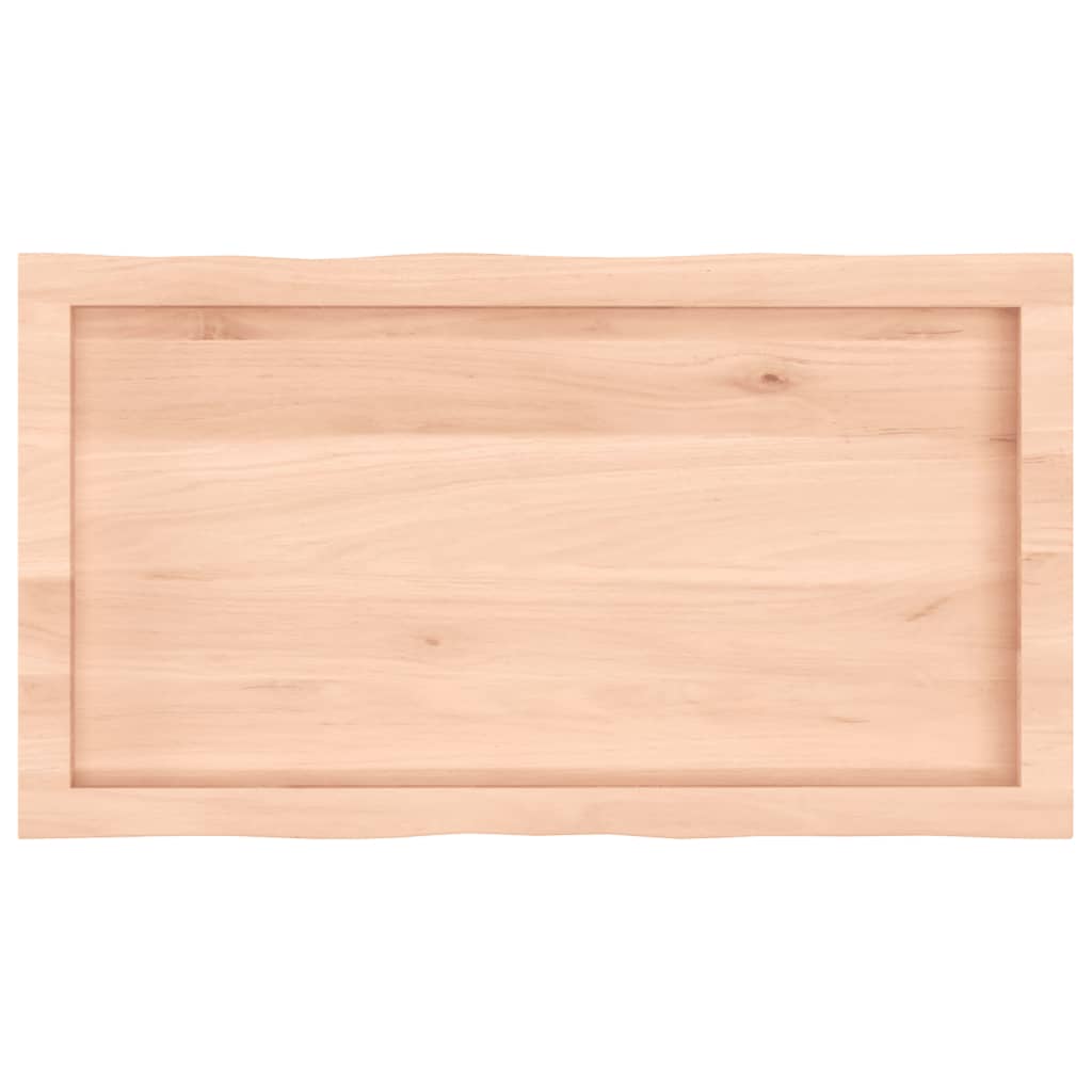 vidaXL Table Top 80x40x(2-6) cm Untreated Solid Wood Live Edge 5