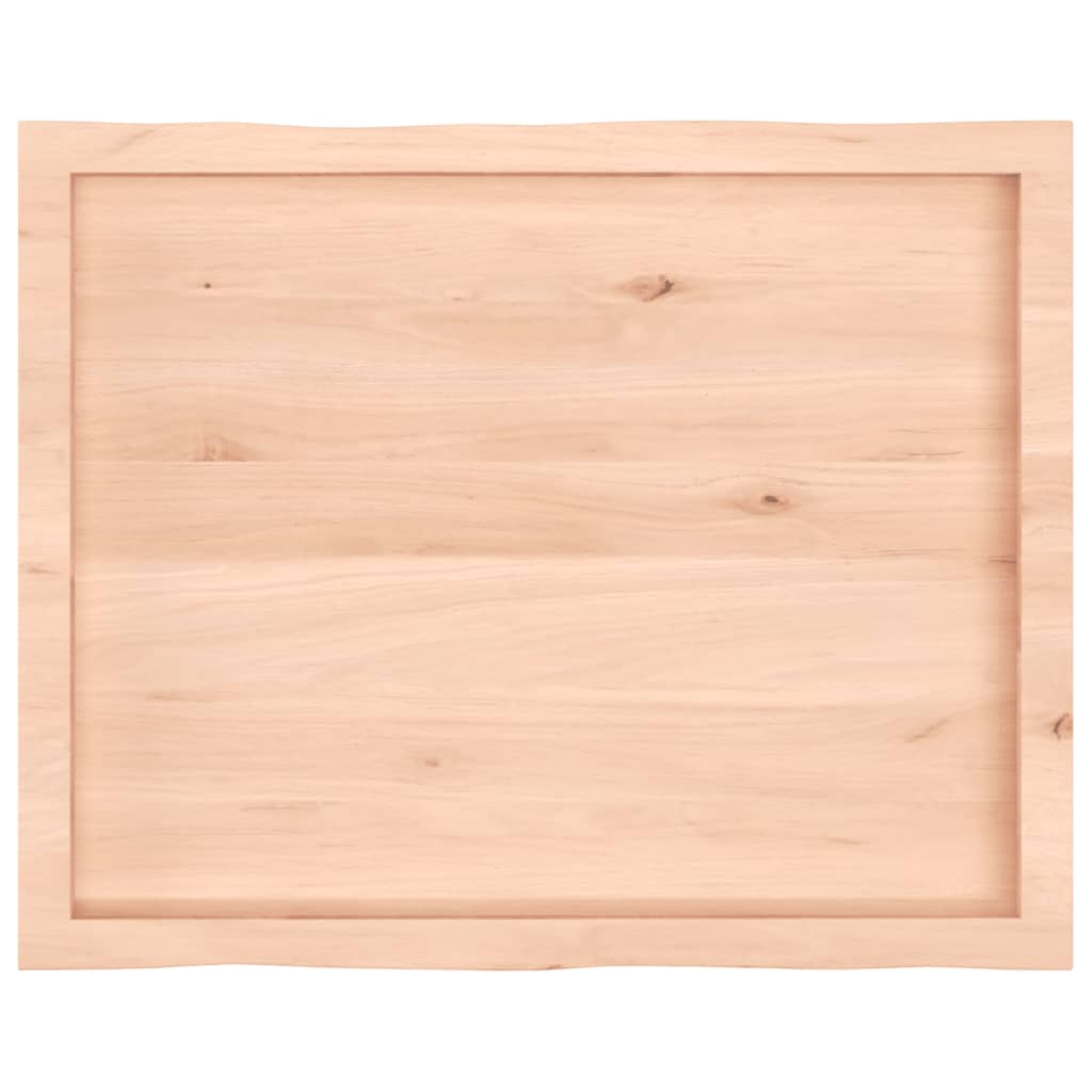 vidaXL Table Top 80x60x(2-4) cm Untreated Solid Wood Live Edge 5