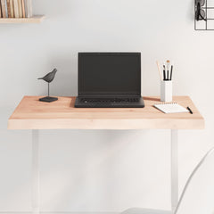 vidaXL Table Top 80x60x(2-4) cm Untreated Solid Wood Live Edge 1