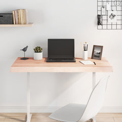 vidaXL Table Top 100x60x2 cm Untreated Solid Wood Oak Live Edge 3