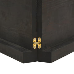 vidaXL Table Top Dark Brown 140x60x(2-6) cm Treated Solid Wood Live Edge 4