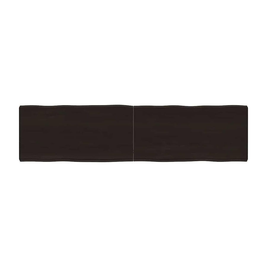 Table Top Dark Brown Live Edge