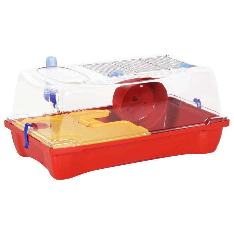 Hamster Cage Red 57x33x26 cm Polypropylene