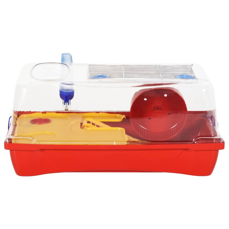 Hamster Cage Red 57x33x26 cm Polypropylene