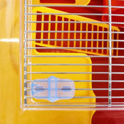 Hamster Cage Red 57x33x26 cm Polypropylene