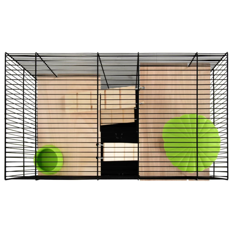 Hamster Cage Grey 58x32x54 cm Polypropylene and Metal