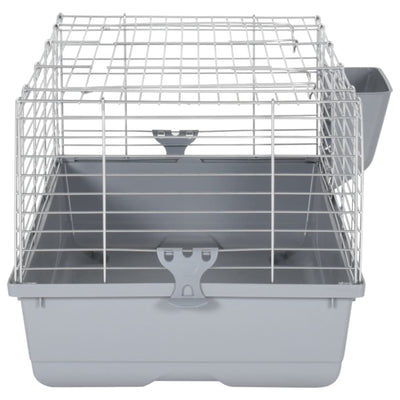 Small Animal Cage Grey 80x45x39 cm Polypropylene and Metal