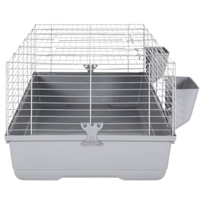 Small Animal Cage Grey 118x59x46 cm Polypropylene and Metal