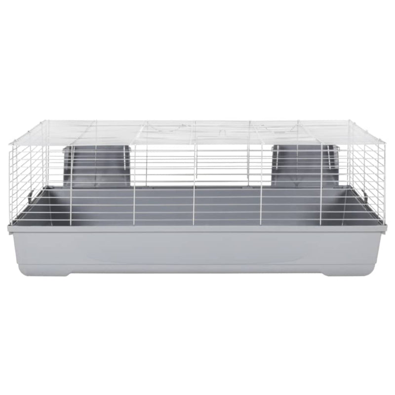 Small Animal Cage Grey 118x59x46 cm Polypropylene and Metal