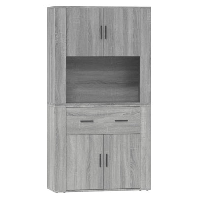 Highboard Grey Sonoma Engineered Wood