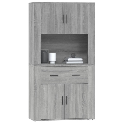 Highboard Grey Sonoma Engineered Wood