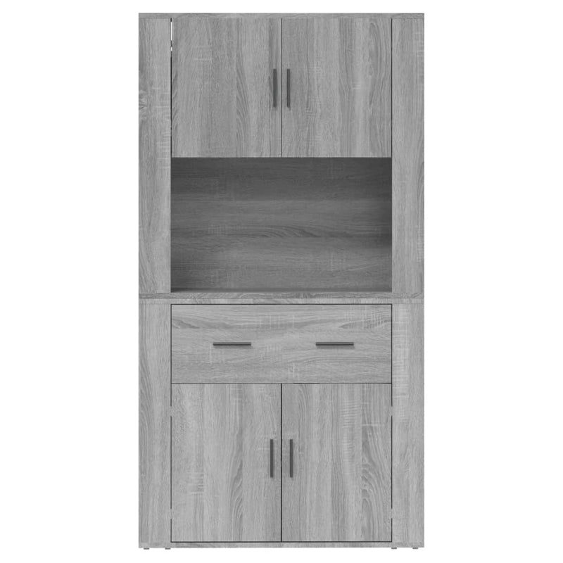 Highboard Grey Sonoma Engineered Wood