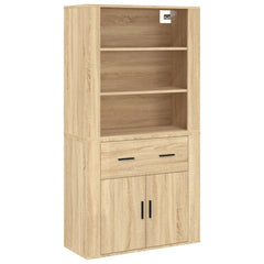 Highboard Engineered Wood Sonoma oak