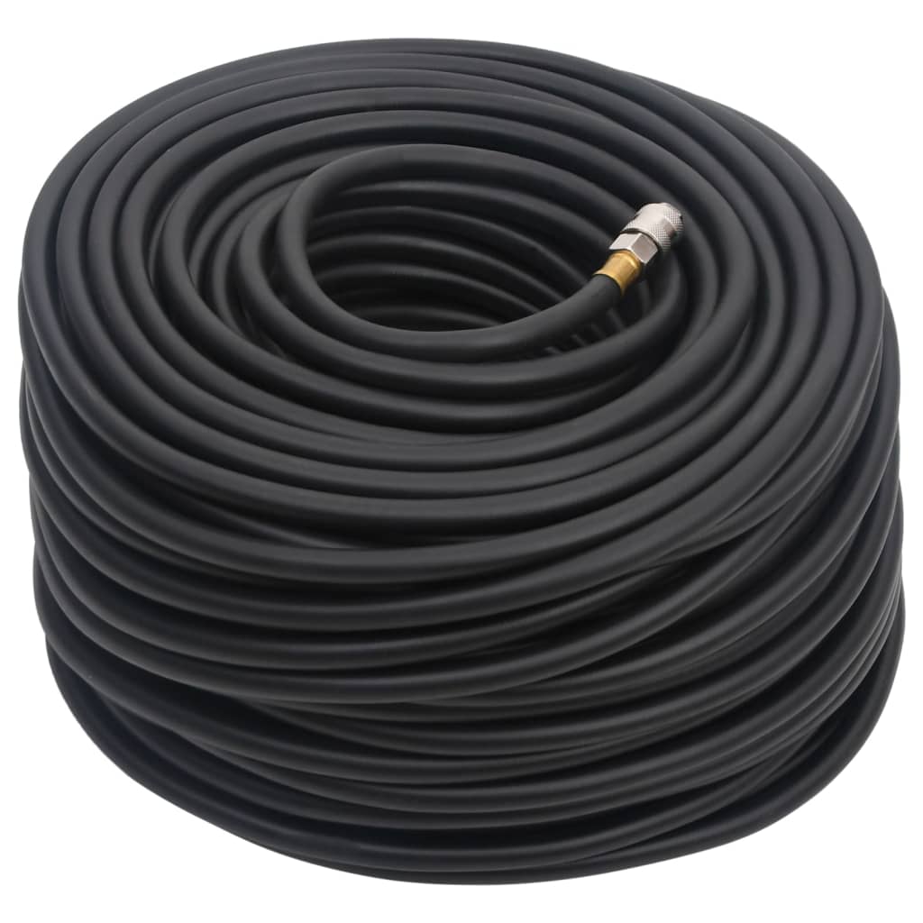 Hybrid Air Hose Black 0,6" Rubber and PVC 20 m With coupler