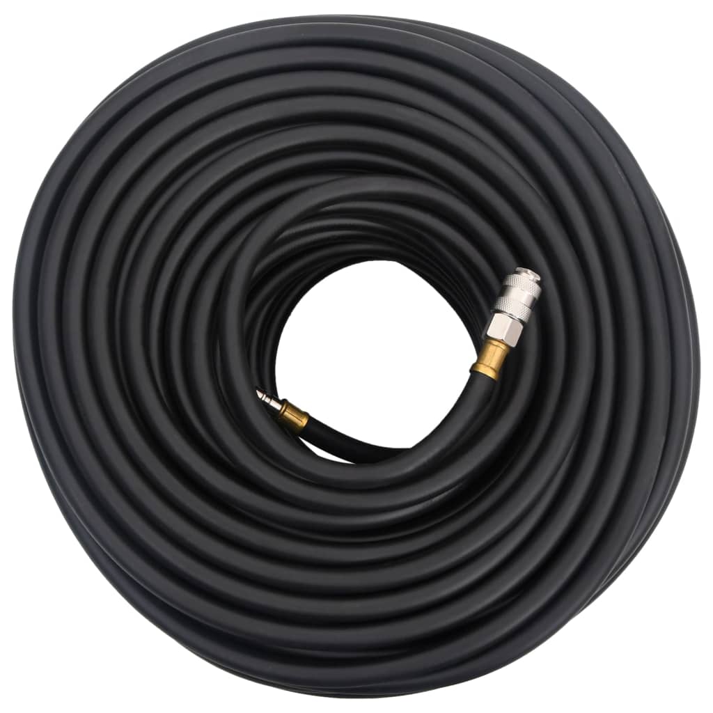 vidaXL Hybrid Air Hose Black 0,6" 20 m Rubber and PVC 3