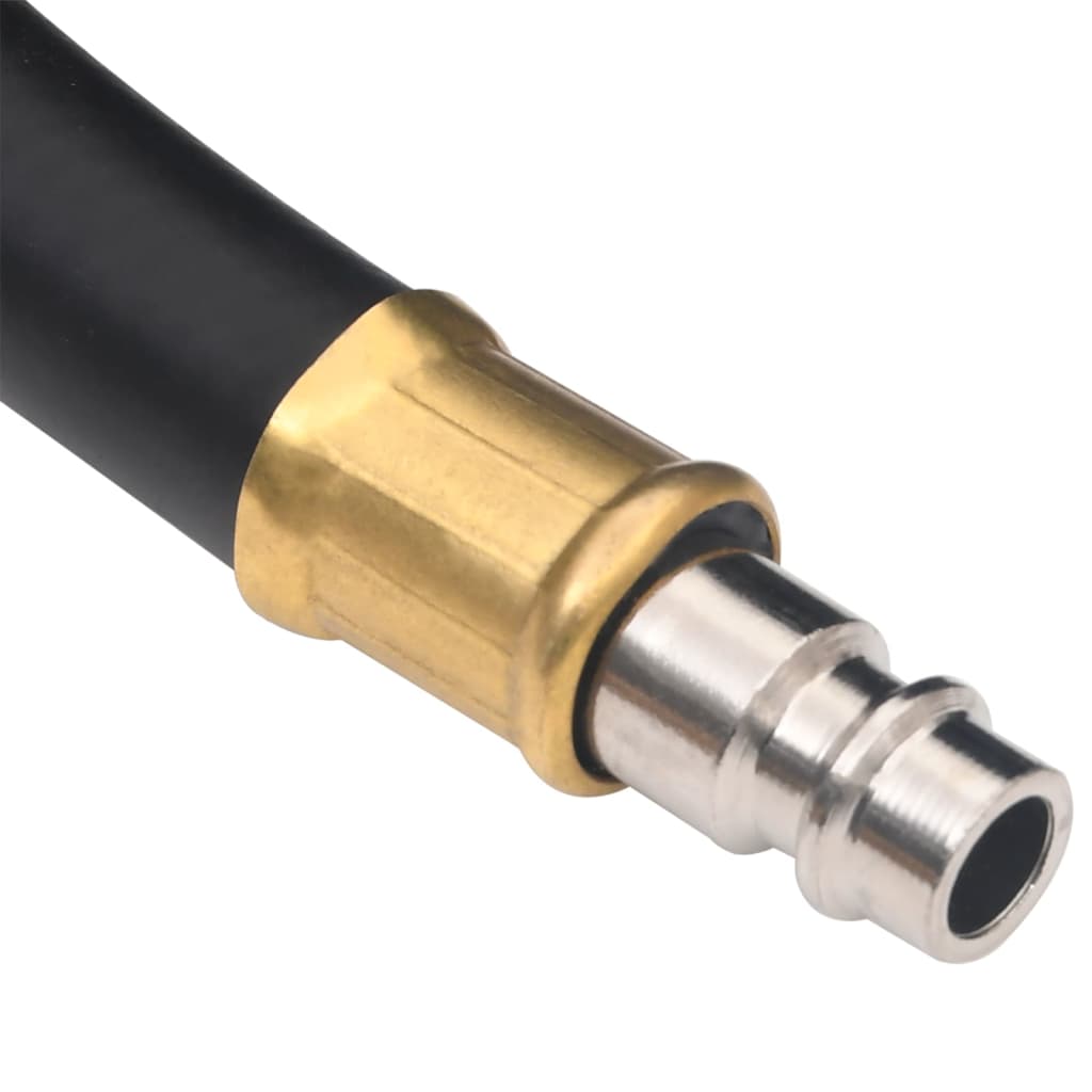 vidaXL Hybrid Air Hose Black 0,6" 20 m Rubber and PVC 6