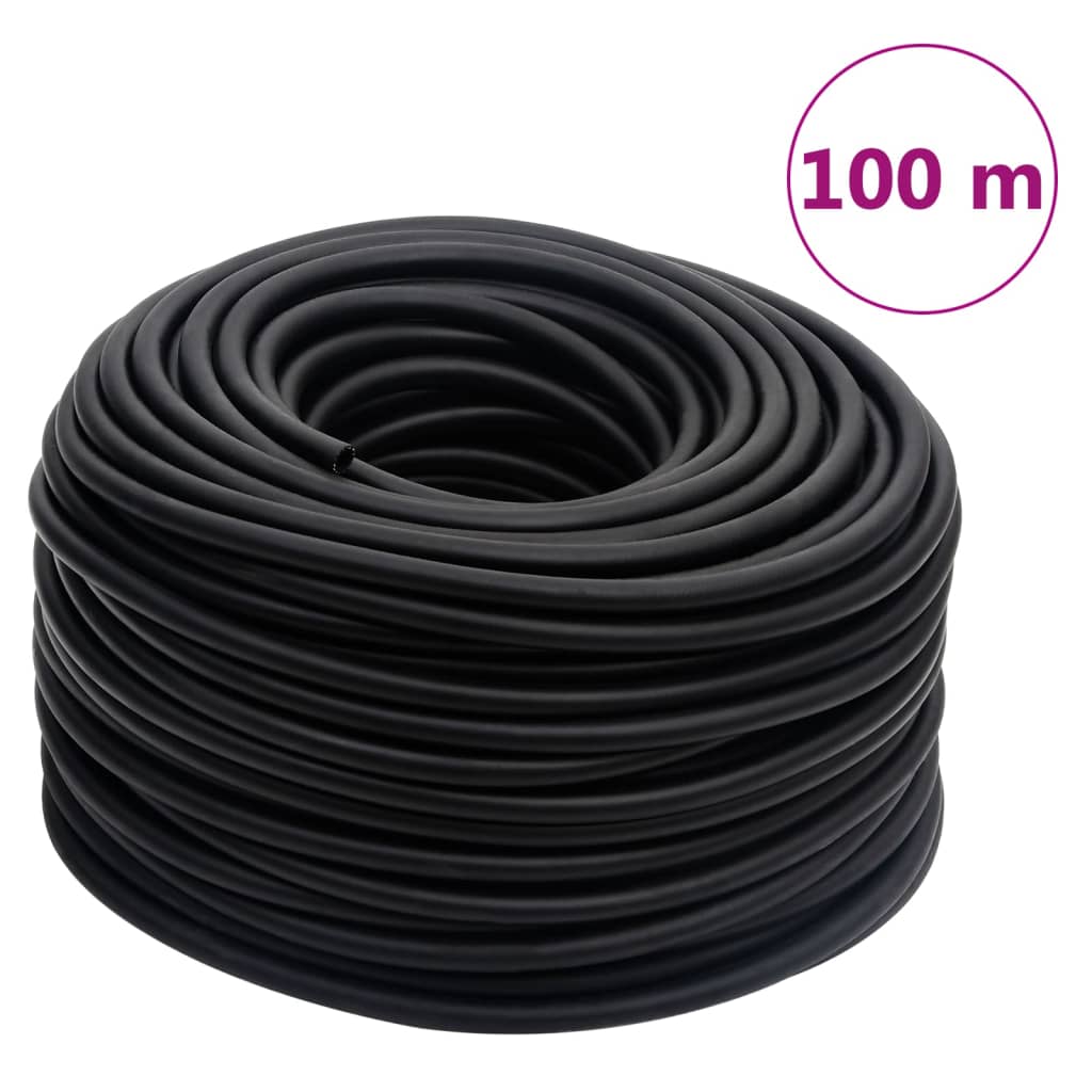 Hybrid Air Hose Black 0,6" Rubber and PVC 100 m Without coupler