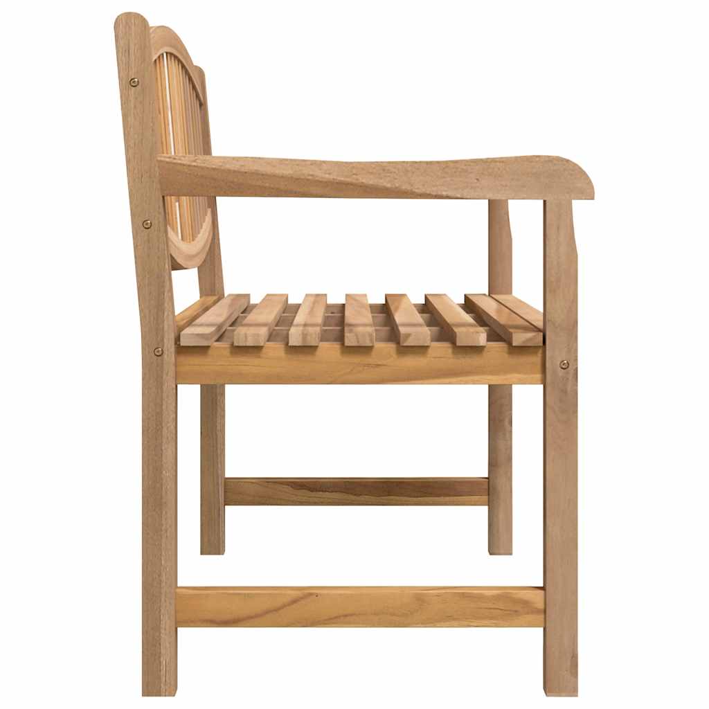 vidaXL Garden Bench 114x59x87 cm Solid Teak Wood 4
