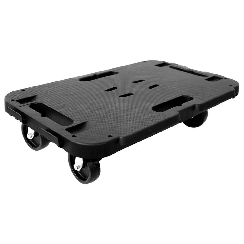 vidaXL Transport Trolley Black Polypropylene 300 kg 1