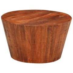 vidaXL Coffee Table Ø 52x30 cm Solid Rough Wood Mango 1