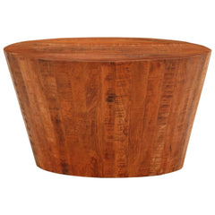 vidaXL Coffee Table Ø 52x30 cm Solid Rough Wood Mango 2