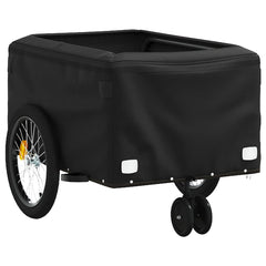 vidaXL Bike Trailer Black and Blue 30 kg Iron 5