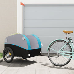 vidaXL Bike Trailer Black and 45 kg Iron Height 68 cm