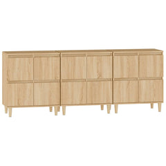 Sideboards 60x35x70 cm Engineered Wood 3 pcs Sonoma oak
