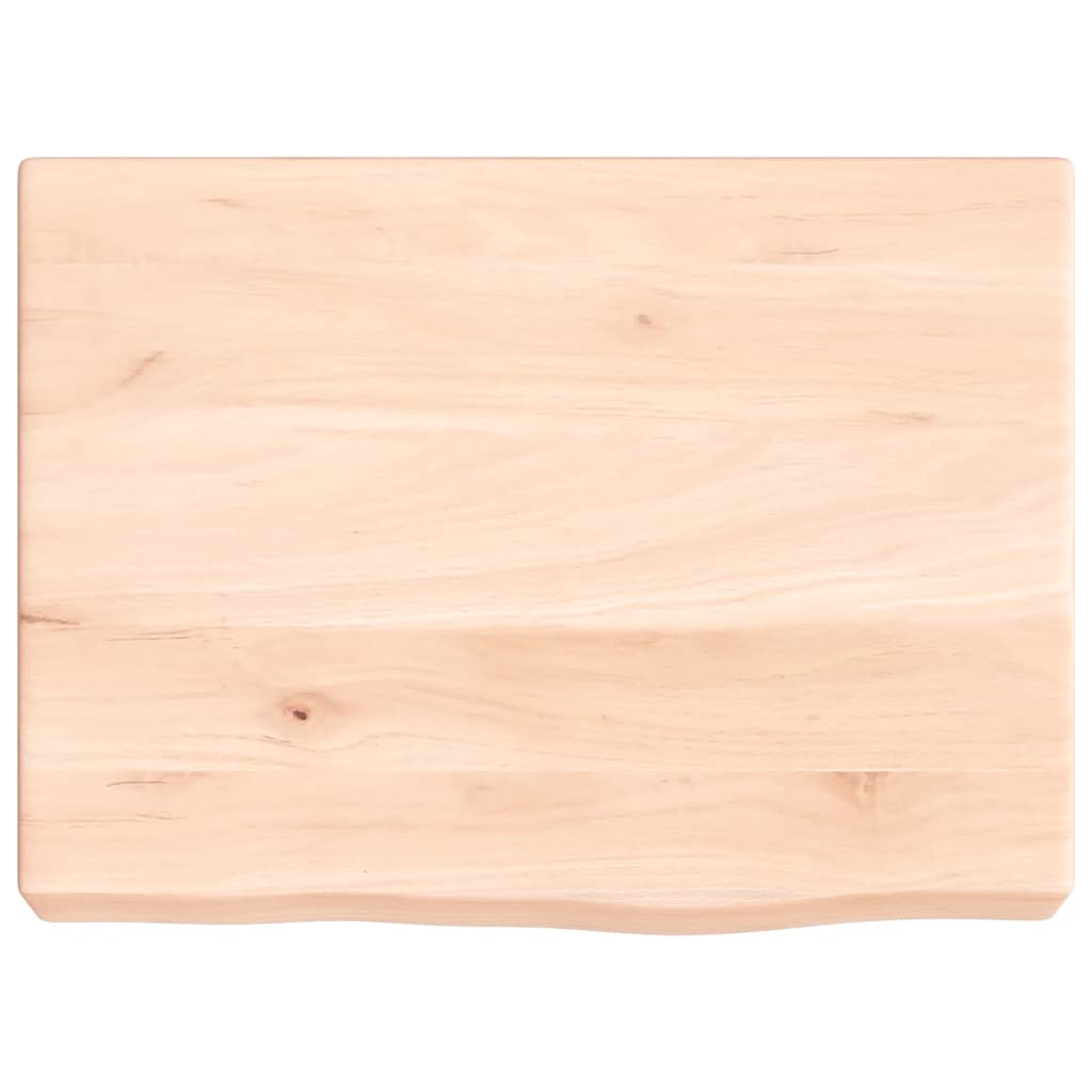 vidaXL Bathroom Countertop 40x30x(2-6) cm Untreated Solid Wood 3