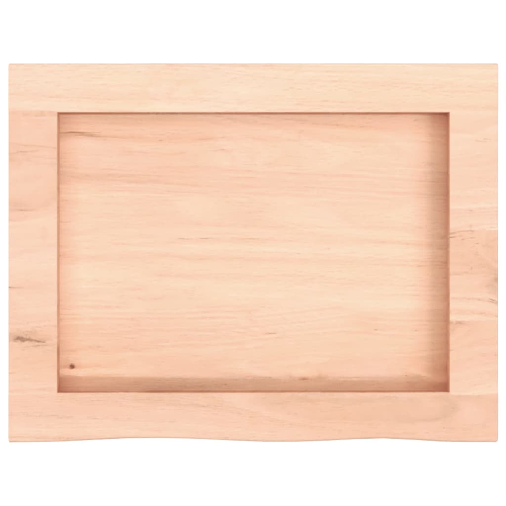 vidaXL Bathroom Countertop 40x30x(2-6) cm Untreated Solid Wood 4