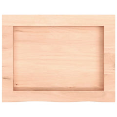 vidaXL Bathroom Countertop 40x30x(2-6) cm Untreated Solid Wood 4