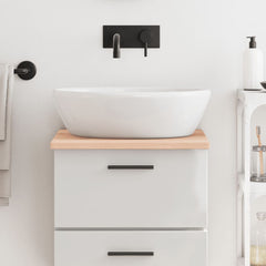 vidaXL Bathroom Countertop 40x50x2 cm Untreated Solid Wood 1