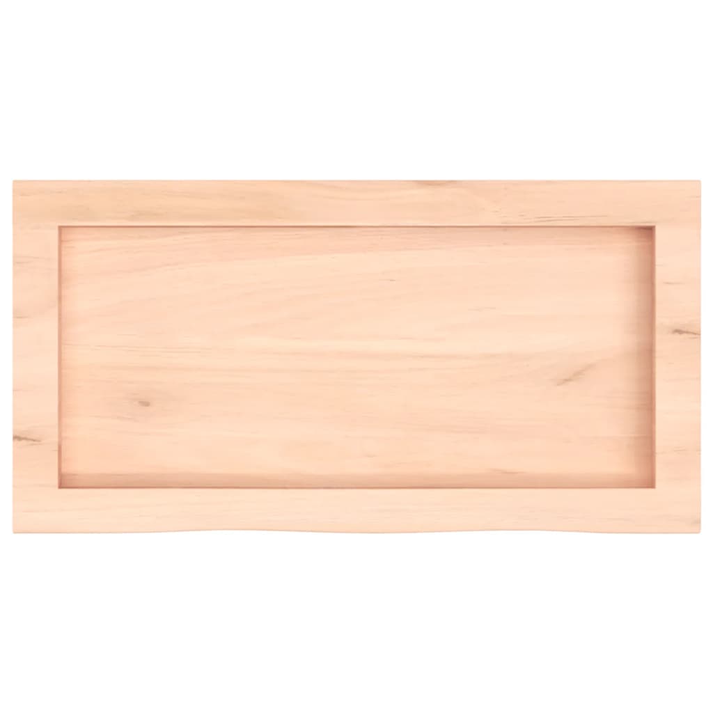 vidaXL Bathroom Countertop 60x30x(2-6) cm Untreated Solid Wood 4