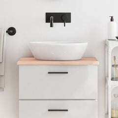 vidaXL Bathroom Countertop 60x40x2 cm Untreated Solid Wood 1