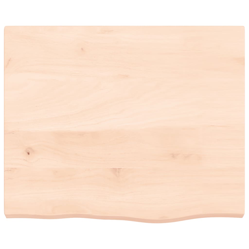 vidaXL Bathroom Countertop 60x50x(2-4) cm Untreated Solid Wood 3