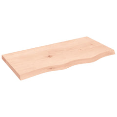 vidaXL Bathroom Countertop 80x40x(2-4) cm Untreated Solid Wood 2