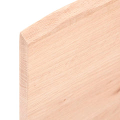 vidaXL Bathroom Countertop 100x40x2 cm Untreated Solid Wood 5
