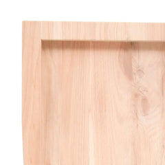 vidaXL Bathroom Countertop 100x40x(2-4) cm Untreated Solid Wood 6