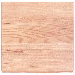 vidaXL Bathroom Countertop Light Brown 40x40x(2-4) cm Treated Solid Wood 3