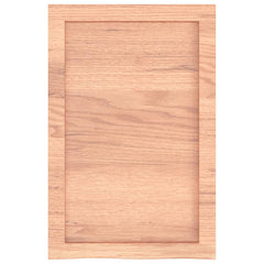 vidaXL Bathroom Countertop Light Brown 40x60x(2-6) cm Treated Solid Wood 4