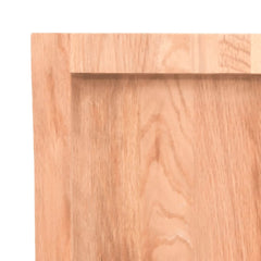 vidaXL Bathroom Countertop Light Brown 100x30x(2-4)cm Treated Solid Wood 6