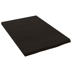 vidaXL Bathroom Countertop Dark Brown 40x60x2 cm Treated Solid Wood 2
